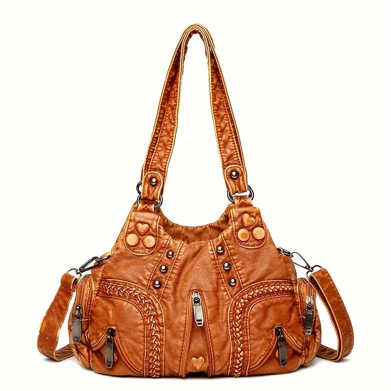 Soft PU Leather Shoulder Bag
