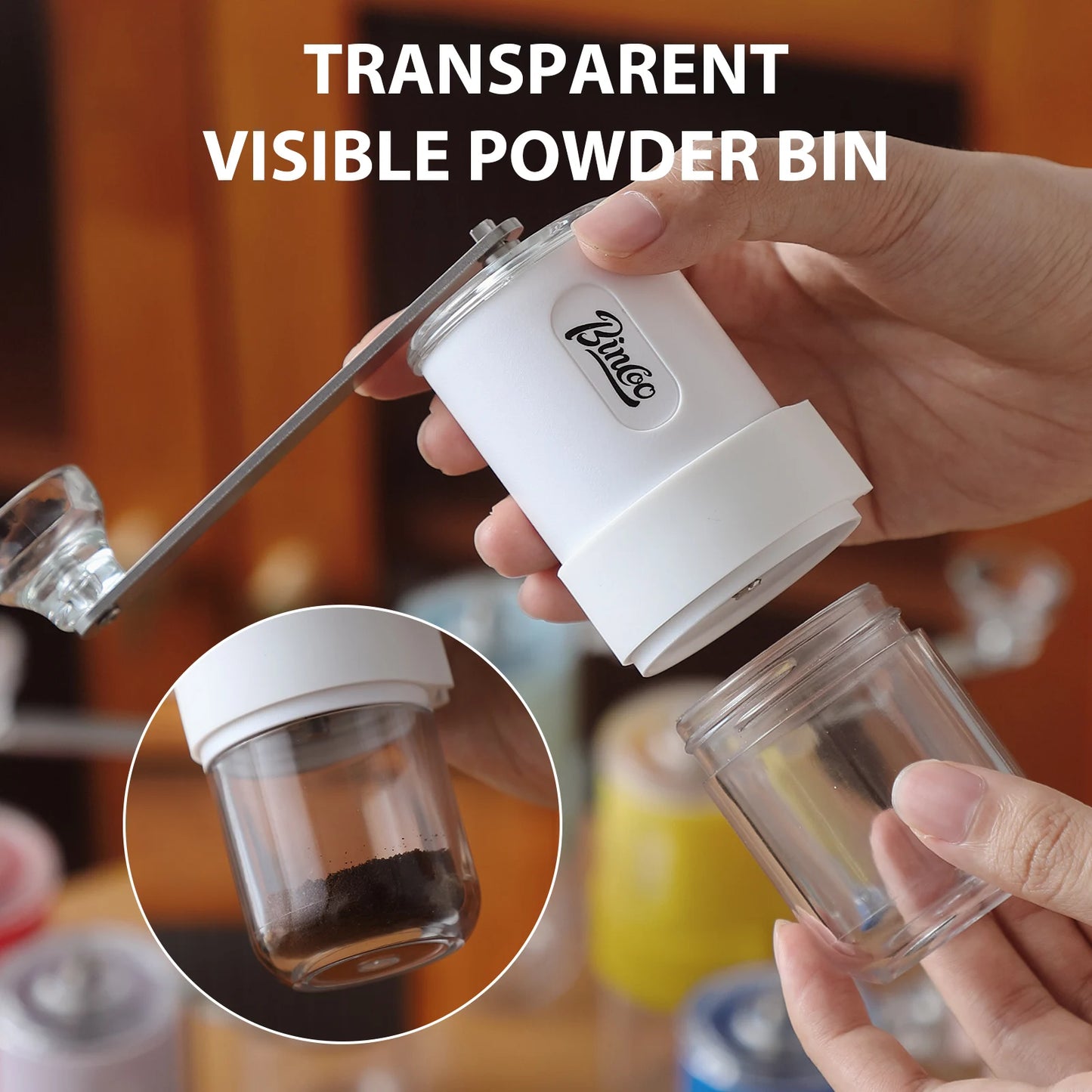 Bincoo Portable Manual Coffee Bean Grinder