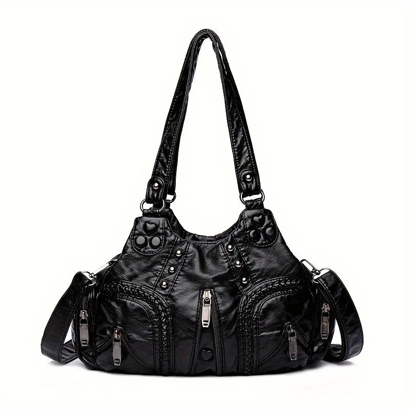 Soft PU Leather Shoulder Bag