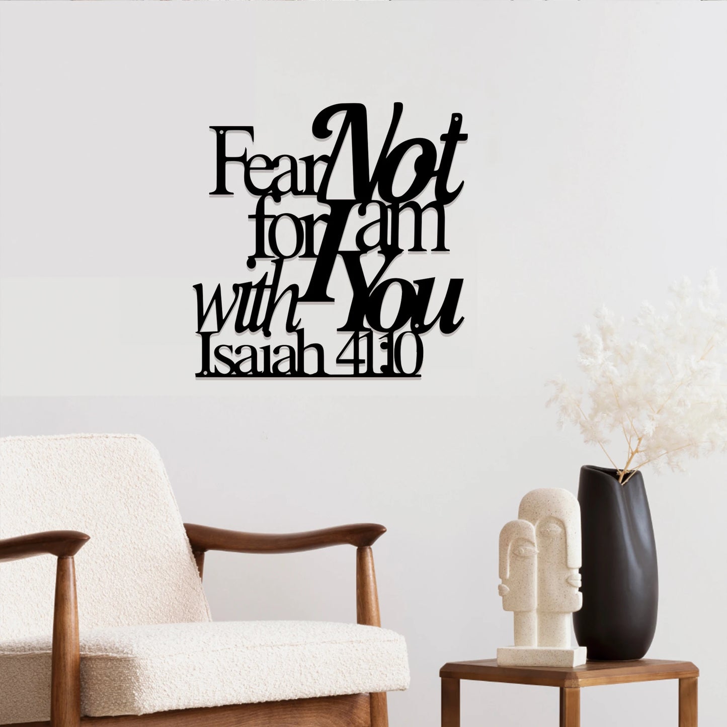 1pc Isaiah 41:10 Metal Bible Verse