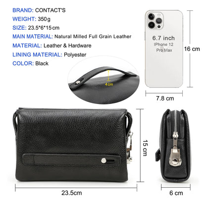 Men's Genuine Leather Essentials Bag