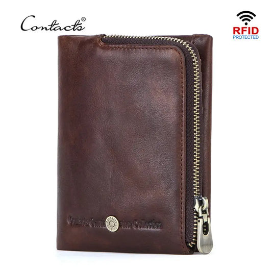 Genuine Leather Mini Wallet