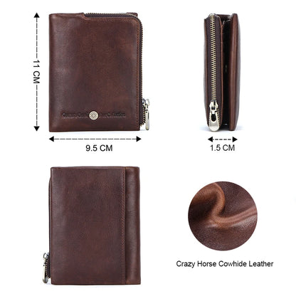 Genuine Leather Mini Wallet