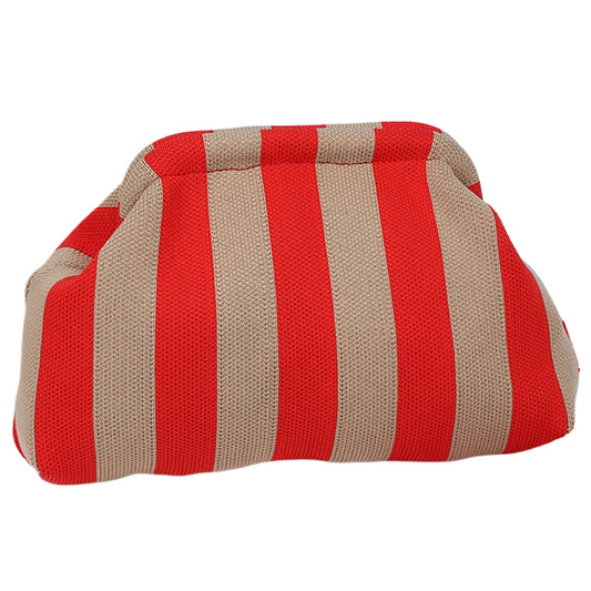 Small Knit/Striped Clutch Handbag