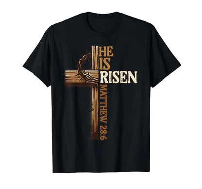 He Is Risen Jesus Christian Men/Women T-Shirt