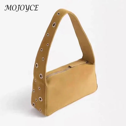 PU Leather Handbag W/ Eyelets