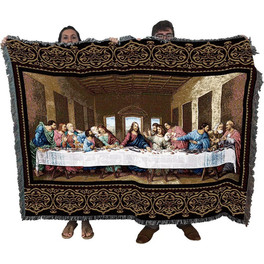 "The Last Supper" by Leonardo da Vinci Tapestry Blanket