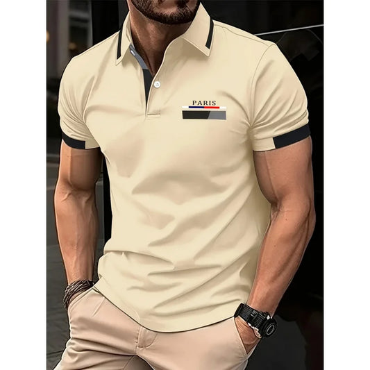 RED SPY Men's Paris Logo polo