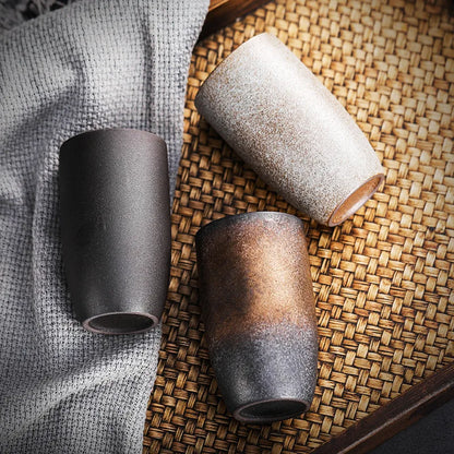 8 oz Retro Ceramic Coffee Cup