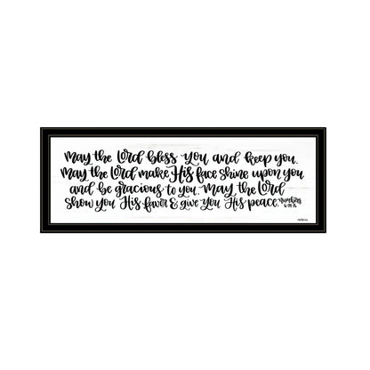 Lord Bless You Framed Print - Religious Wall Art Decor