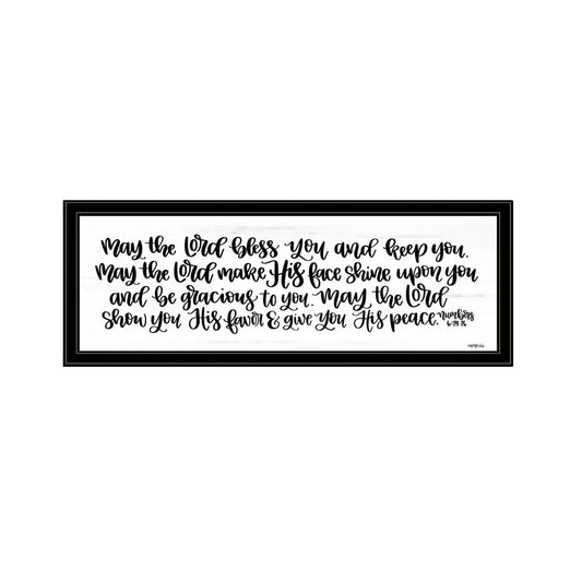 Lord Bless You Framed Print - Religious Wall Art Decor
