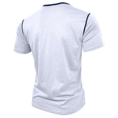 Men Lightweight Summer V-Neck T-Shirt