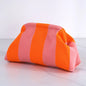 Small Knit/Striped Clutch Handbag