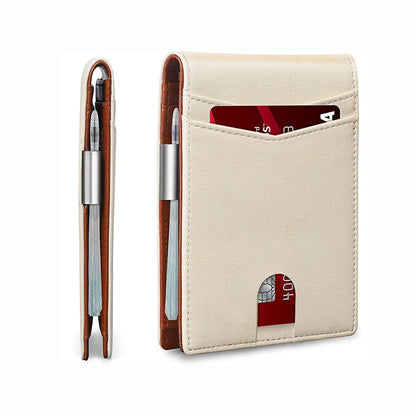 RFID Protection Carbon Leather Wallet