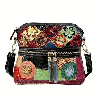 Casual Multi Color Messenger Bag