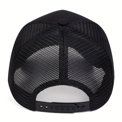 Mesh Cross Baseball Snapback Cap