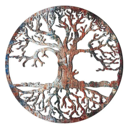 2D Metal Tree of Life Wall Sculpture