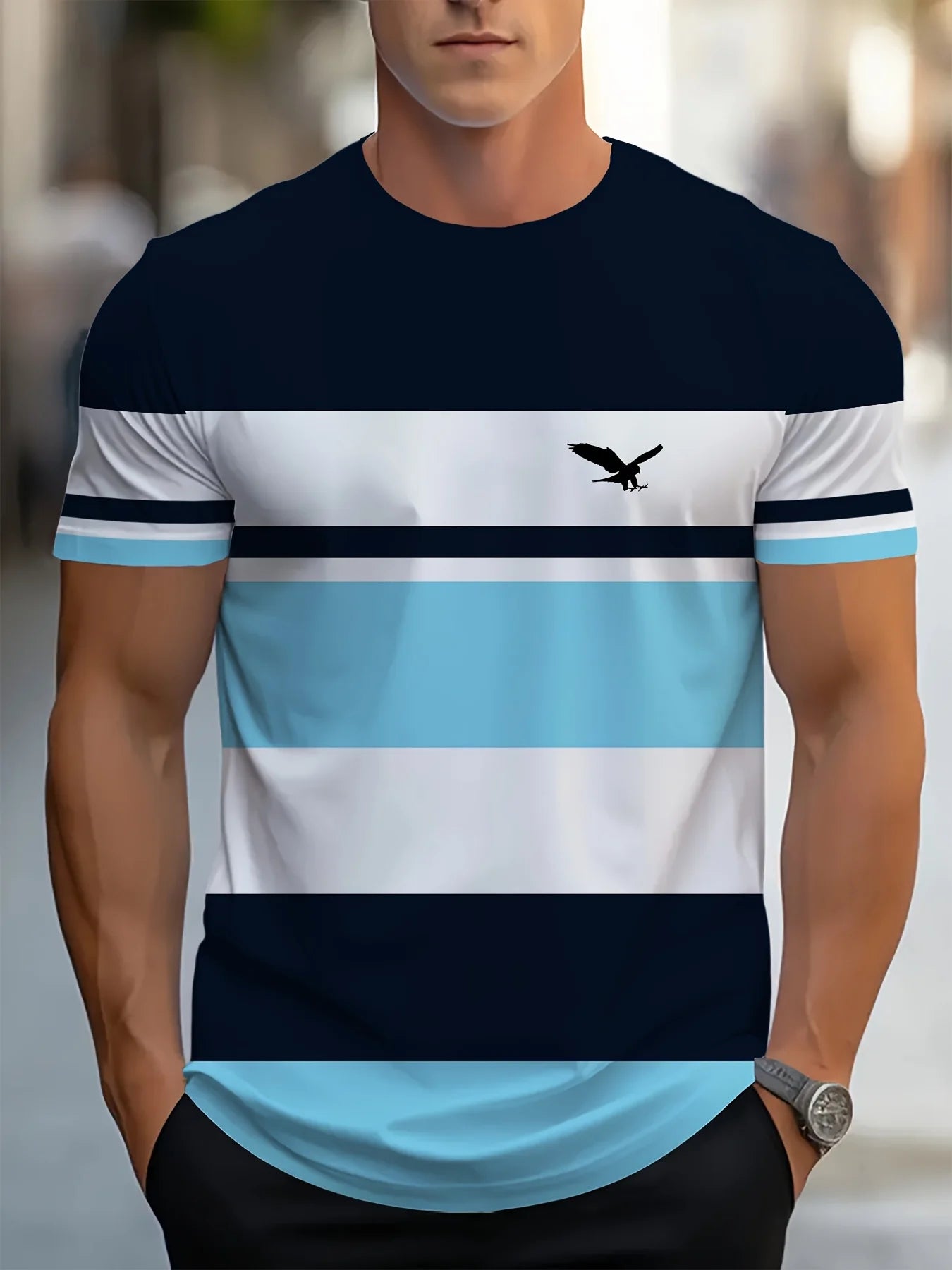 Men's Fashion Stripes polo