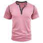 Men Lightweight Summer V-Neck T-Shirt