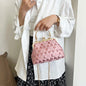 Evening Clutch/Purse W/ Heart Pattern and Chain Strap