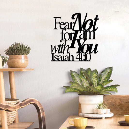 1pc Isaiah 41:10 Metal Bible Verse