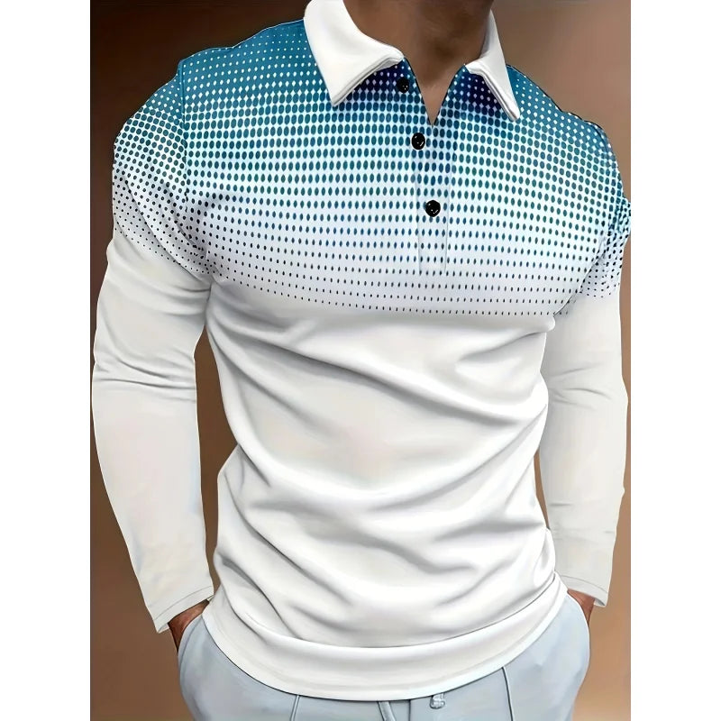 3D Men's polo