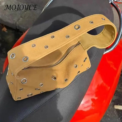 PU Leather Handbag W/ Eyelets