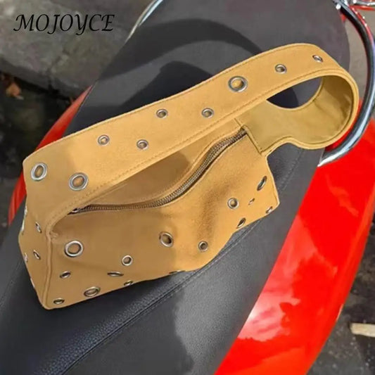 PU Leather Handbag W/ Eyelets