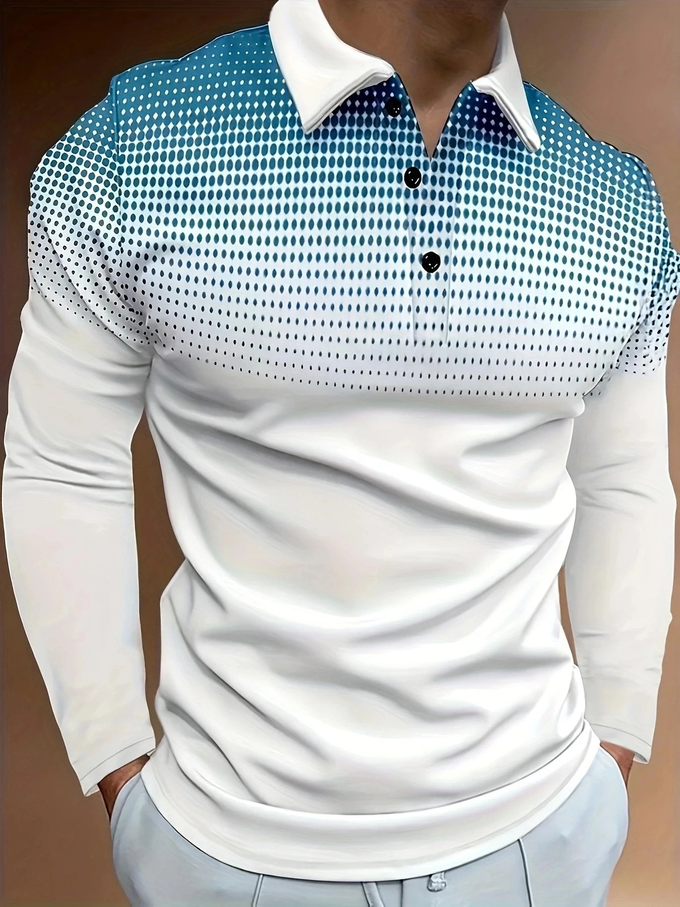 3D Men's polo