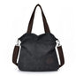 Large Capacity Canvas Handbag with Single Shoulder Strap