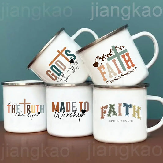 Christian Faith Printed Coffee Mugs