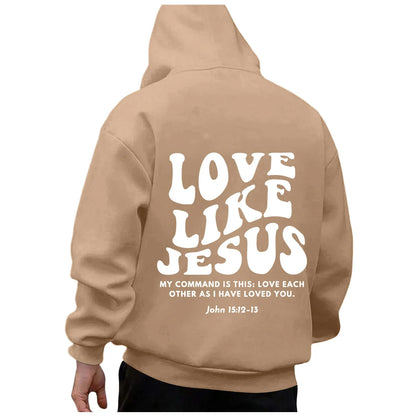 Love Like Jesus Hoodie for Men
