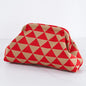 Small Knit/Striped Clutch Handbag