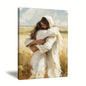 1PC Jesus Embracing Woman - Canvas Painting