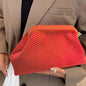 Small Knit/Striped Clutch Handbag