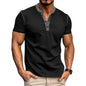 Men Lightweight Summer V-Neck T-Shirt
