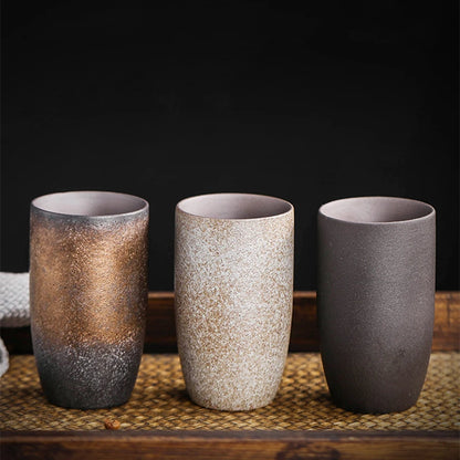 8 oz Retro Ceramic Coffee Cup