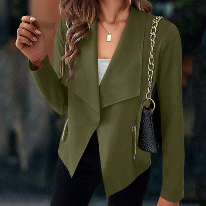 Vintage Suede Cardigan Jacket