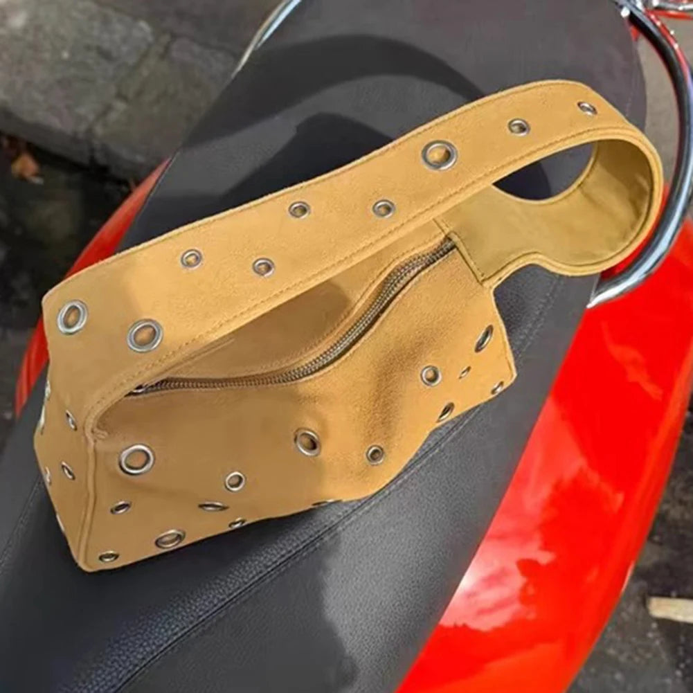 PU Leather Handbag W/ Eyelets