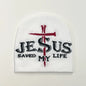 JESUS Letter Jacquard Beanies Hat