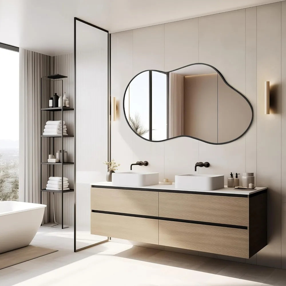 Decorative Wall Mirrors 20"x36" Aluminum Alloy Frame