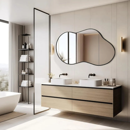 Decorative Wall Mirrors 20"x36" Aluminum Alloy Frame