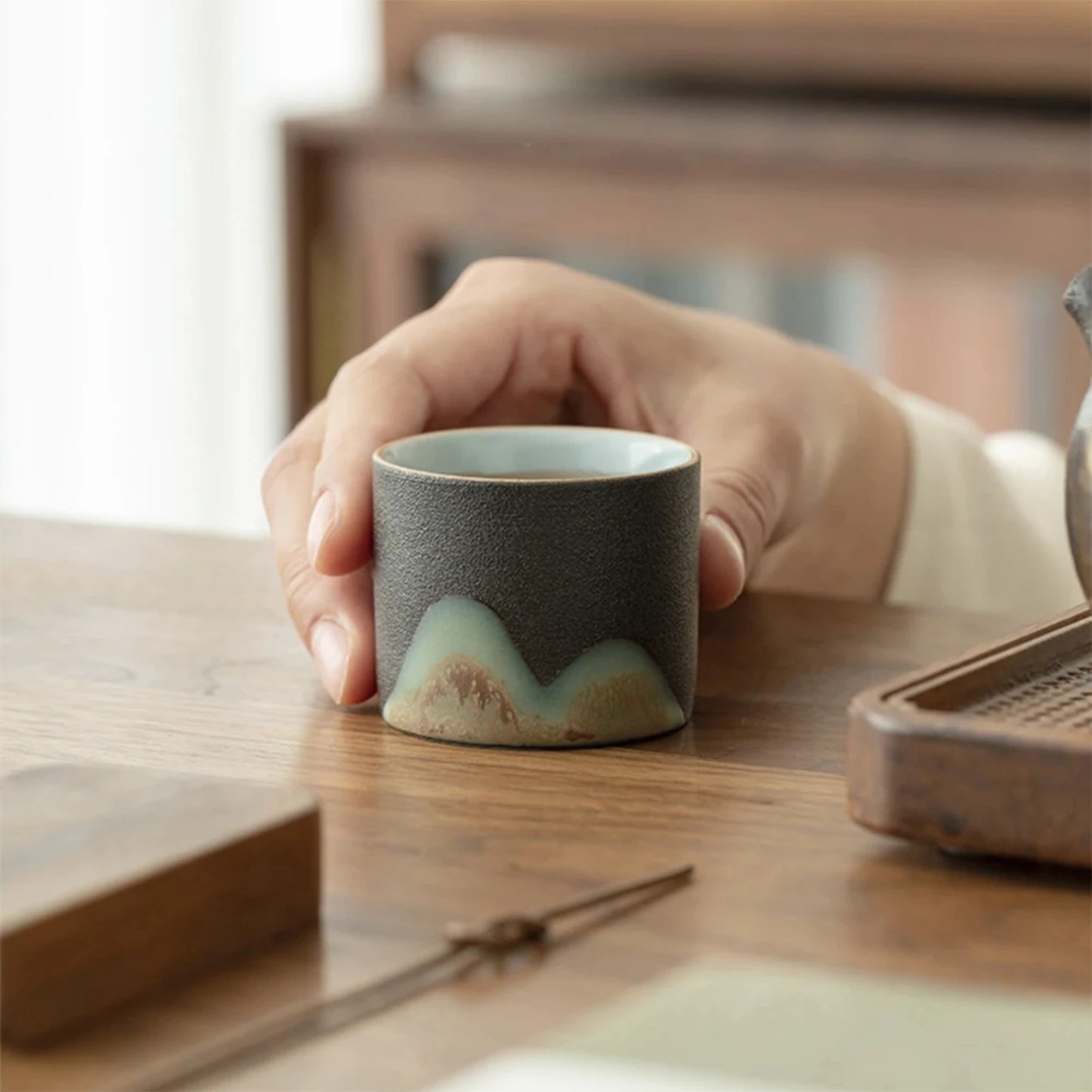 Handmade Chinese Ceramic Tea/Coffee Cup