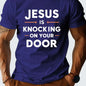 "Jesus is knocking" - Tshirt comfort fit
